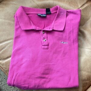 Patagonia Men's Vibrant Pink Polo Shirt